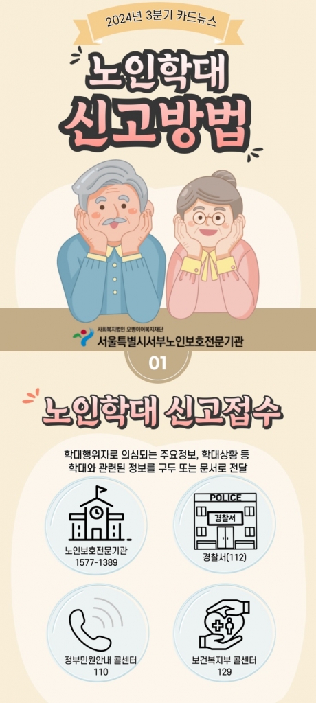 2025년 3월 노인학대예방 포스터